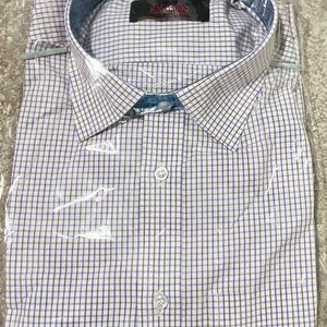 Raymond Men's Blue Checkered Shirt